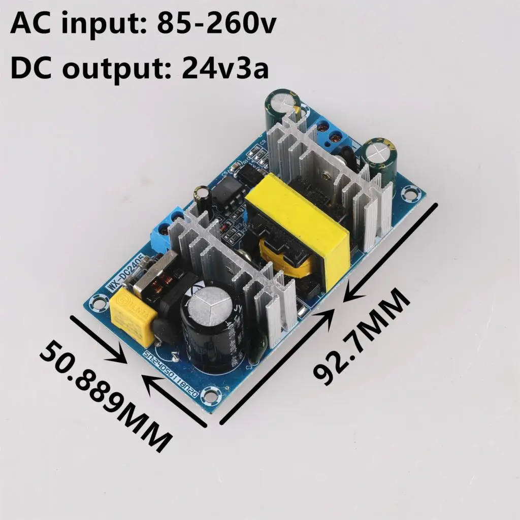 Power Supply Module AC 110v 220v to DC 24V 3A AC-DC Switching Power Supply Board  828 Promotion