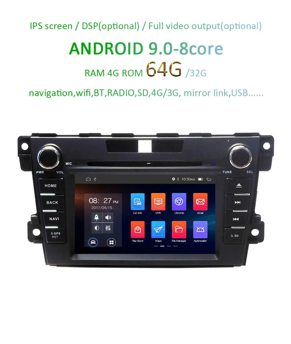 Perfect IPS 4G 64G Android 9.0 DSP AV Output 2 DIN DVD PLAYER For mazda cx-7 CX 7 CX7 2008-2009 Navigation GPS Radio Multimedia Audio 1 Perfect IPS 4G 64G Android 9.0 DSP AV Output 2 DIN DVD PLAYER For mazda cx-7 CX 7 CX7 2008-2009 Navigation GPS Radio Multimedia Audio 1