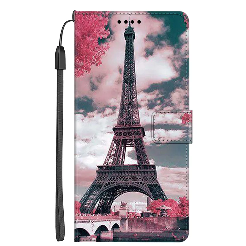 cases for oppo black For Oppo A16s A16 Case Wallet Flip Leather Phone Cases for OPPO Reno 6 Pro Plus 5G / Realme C21Y Stand BOOK Cover bags Coque best case for android phone Cases For OPPO