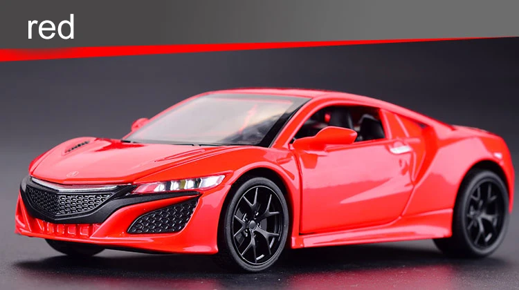Автомобильные аксессуары 1:32 NSX модель автомобиля со звуком светильник отступить модели автомобиля украшения 4 двери могут быть открыт украшение интерьера автомобиля