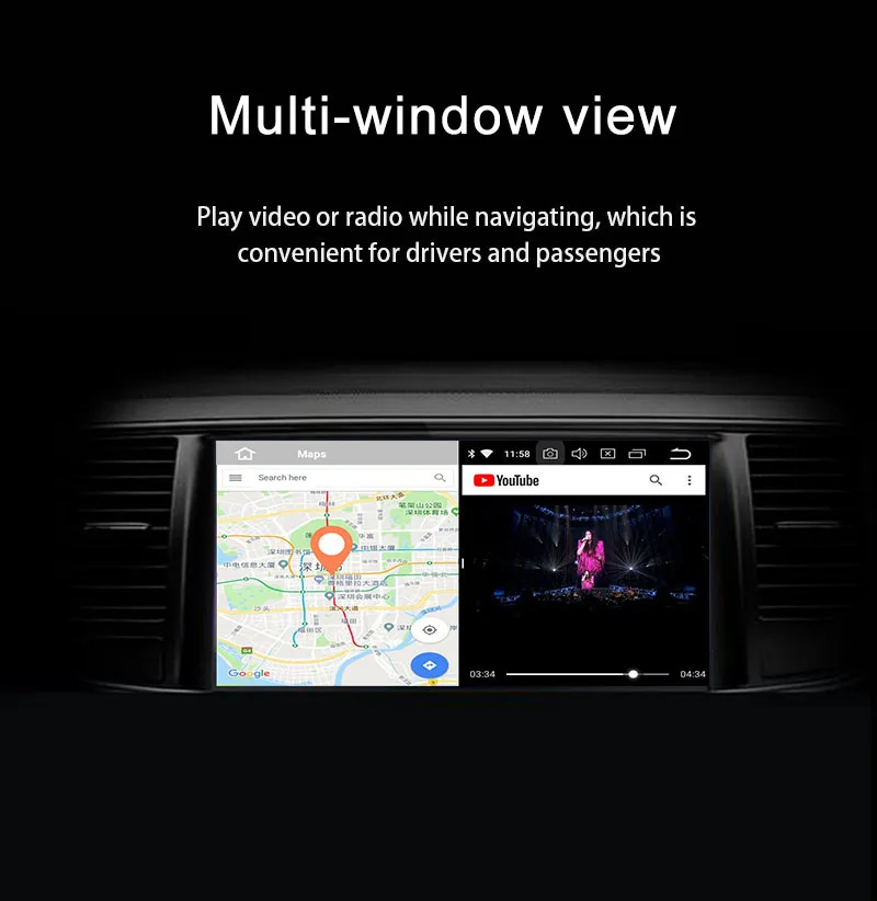 Clearance NaviFly 2G+32G 2 Din Android 9.1 Car radio gps for Toyota/Corolla/Terios/Altis/RAV4/CAMRY Car Multimedia Video Player GPS USB BT 2