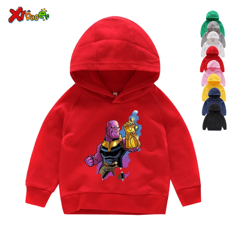 Детские толстовки с капюшоном, свитшоты с супергероями Marvel, Железный человек, Тор, Капитан Америка, Человек-паук, толстовка для мальчиков с героями мультфильмов, 8T
