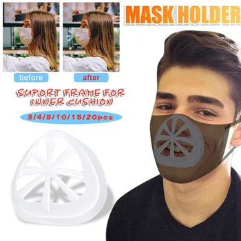 

3D Mouth Mask Support Breathing Assist Help Mask Inner Cushion Food Grade Silicone Mask Holder Mask Bracket Face Skin Care Tools