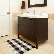 60x90 см скандинавский хлопковый тканый ковер с кисточками, коврик для спальни, простой современный нескользящий коврик для ванной, кухонный коврик, украшение для дома