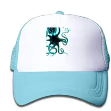 HHNYL сетчатая Кепка Осьминог Аква Дальнобойщик шляпы бейсболки регулируемые для детей малышей