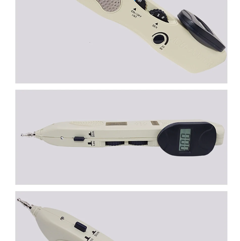 1 комплект, ручная акупунктурная ручка, детектор с цифровым дисплеем, электро акупунктурный точечный стимулятор мышц, устройство