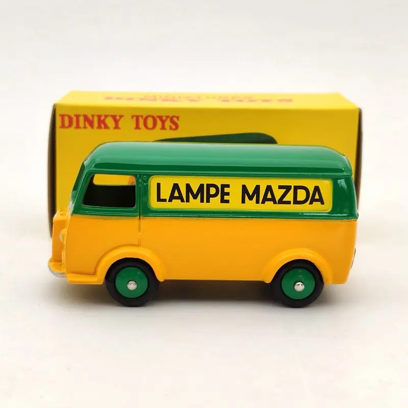 Atlas 1/43 Dinky Toys 25B Per P ~ "Fourgon Tole D.3.A Lampe Mazda Green Diecast