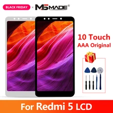 5," ЖК-дисплей для Xiaomi Redmi 5 lcd MDG1 MDTI MDI1 дисплей кодирующий преобразователь сенсорного экрана в сборе с рамкой для Redmi 5 дисплей