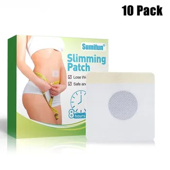 

10pcs/pack Sumifun Slim Patch Lazy Belly Button Keep Healthy And Fit Tool