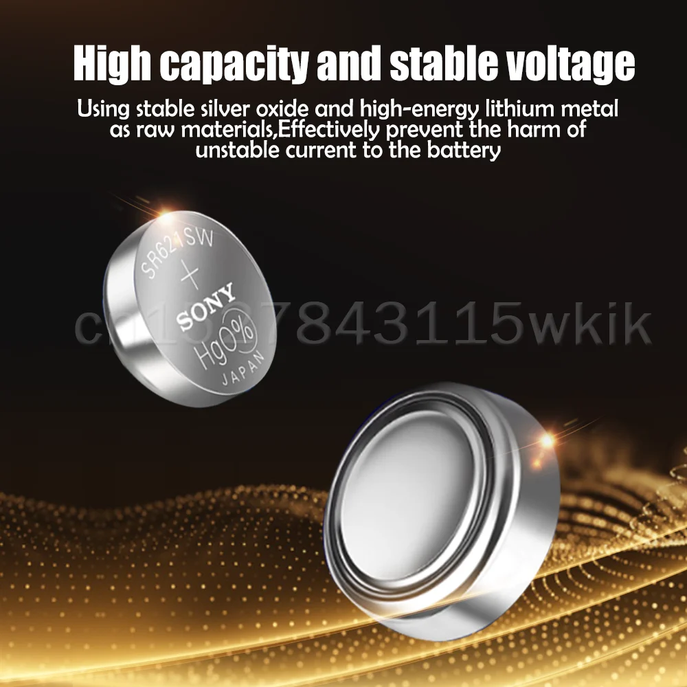 2PCS Original Sony 364 SR621SW V364 SR60 SR621 AG1 LR621 164 531 1.55V Button Batteries For Watch Toy Remote Cell Coin Battery