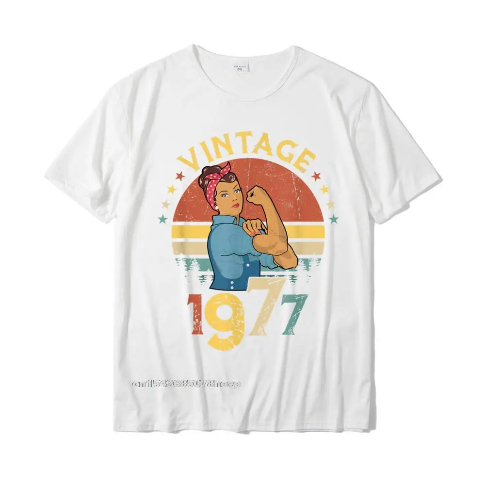 Summer Fashion Men T Shirt O Neck Short Sleeve Cotton Tops Shirt Printed T-shirts Top Quality 1977 Birthday Shirt Classic Retro Style Vintage Shirt T-Shirt__1594. white