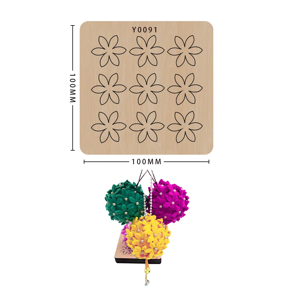 Гортензия сделай сам режущие штампы для рукоделия деревянная фотоформа Нетканая