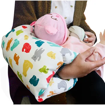 

Comfortable Infant Support Prevent Anti Roll Baby Pillow Flat Head Neck Adjustable Breastfeeding Pillow Nursing Arm Pillow