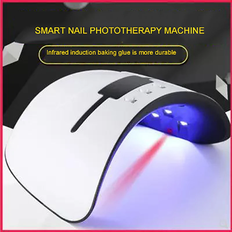 

Ultraviolet Nail Art Lamp 36W LED Nail Dryer 12 Lamp Beads Dual Light Source LED+UV Smart Gear Timing Nail Art Tool