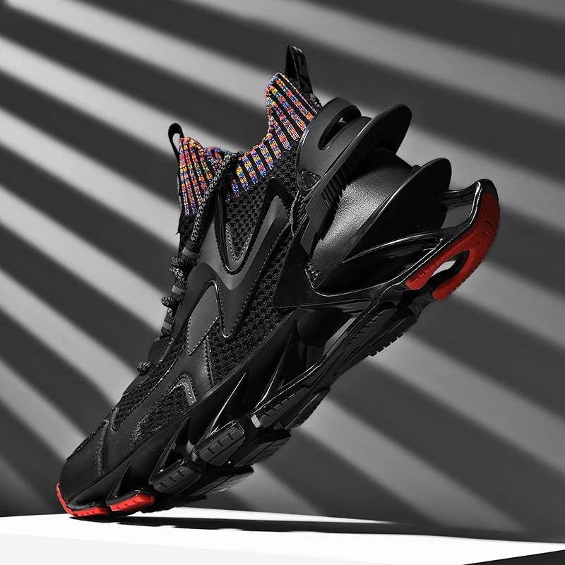 

Breathable Running Shoes for Men New Design Blade Sole Sports Shoes Comfort Jogging Athletic Sneakers Baskets Homme Chaussure
