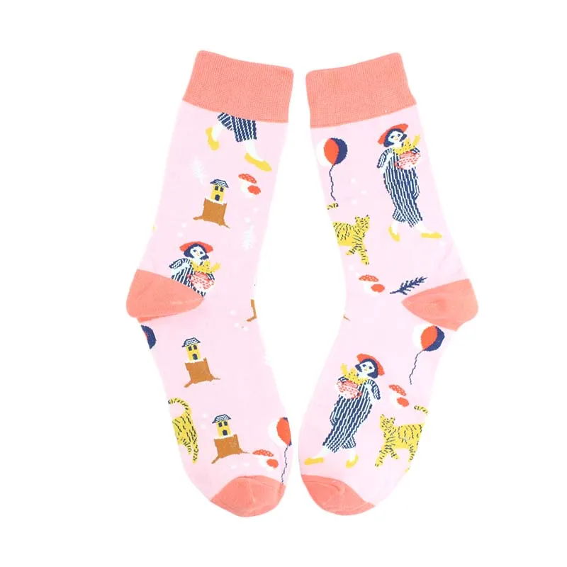Арт абстрактная живопись маслом смешные мужские носки хипстер уличные носки в стиле хип-хоп унисекс Харадзюку скейтборд Happy Argyle Calcetines Hombre - Цвет: 2