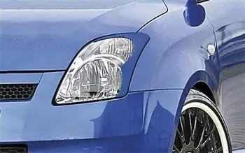 

Fiberglass Headlight Eyebrows Eyelids for 2006-2010 Suzuki Swift 2007 2009