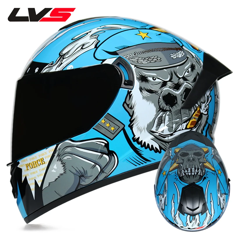 Мотоциклетный шлем Полнолицевые гоночные шлемы с двойным козырьком гоночный шлем для мотокросса мотоциклетный шлем - Цвет: b7