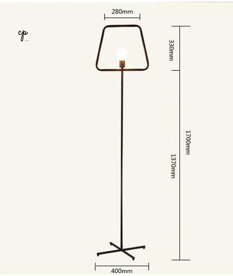 Individual Creativity Floor Lamp Vintage Minimalism Living Room Bedroom Study Modern Fashion Simple Individual Lamp Floor Modern