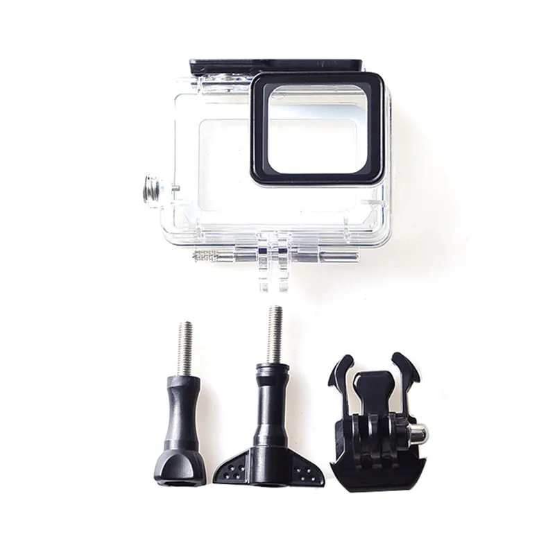 Подводный Водонепроницаемый чехол для GoPro Hero()/6/5 экшн Камера защитный Корпус чехол оболочка рамка для GoPro аксессуар