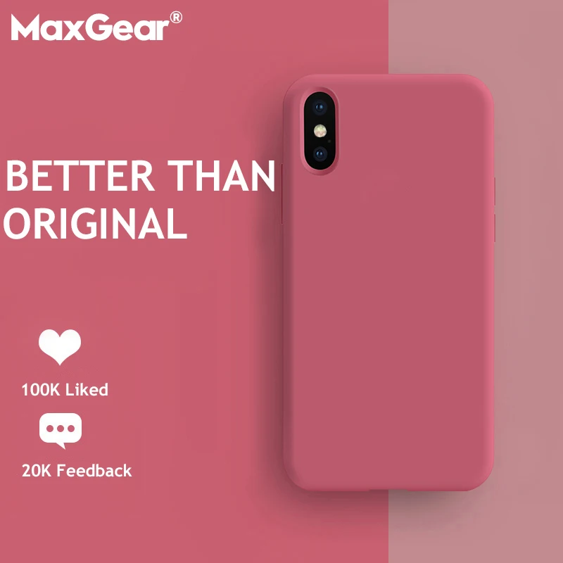 Чехол для iPhone X XR XS 11 Pro Max Оригинальный жидкий силиконовый чехол карамельных