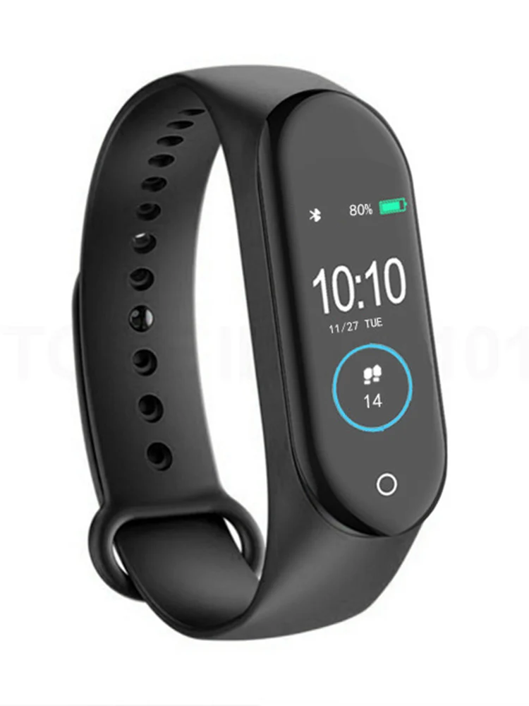 20 шт./лот M4 браслет Smartband браслет часы монитор сердечного ритма фитнес трекер Спорт 4 активности Android Ios