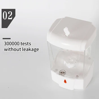 

700ml Soap Dispenser IR Sensor Bathroom Home Hotel Large Capacity Wall Mounted Touchless Automatic Kitchen Hand Wash Toilet