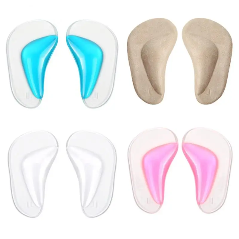1 Pair Professional Sports Shock Absorption Slow Compression Arch Orthopedic Support Insole Foot Care Soft Silicone | Обувь