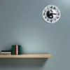 Yin Yang Chinese Kung Fu Wall Clock Martial Arts Home Decor Kung Fu Master Moving Needles Novelty Wall Watch Silent Movement 6