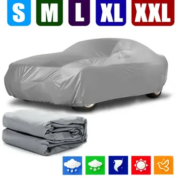 

2020 NEW Waterproof Car Vehicles Garage Full Cover Universal Dust Protective Sun Proof Large UV Resistant Auto Mobile Cover