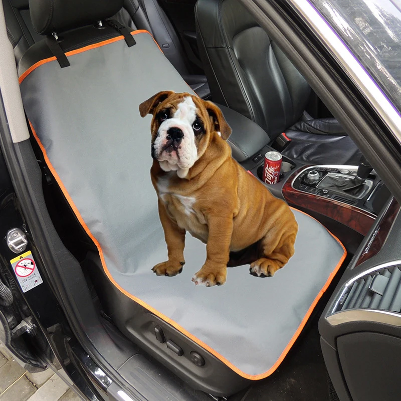 Oxford Footprint Pet переноска для собак задний водонепроницаемый чехол на сиденье автомобиля для питомца коврики Гамак Протектор с ремнем безопасности - Цвет: style3 Grey