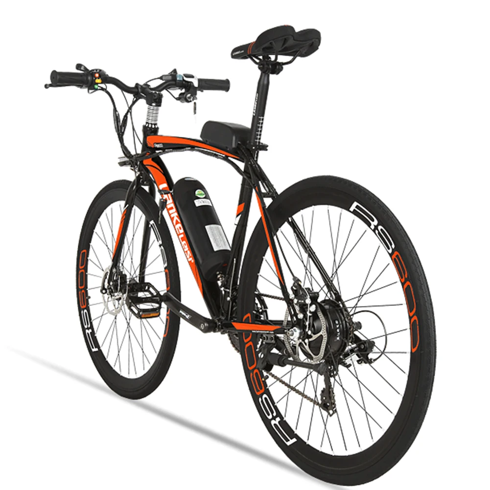 Lankeleisi RS600 дорожный велосипед электрический 48В 300 Вт eBike10AH/15AH/20AH батарея 21 скорость