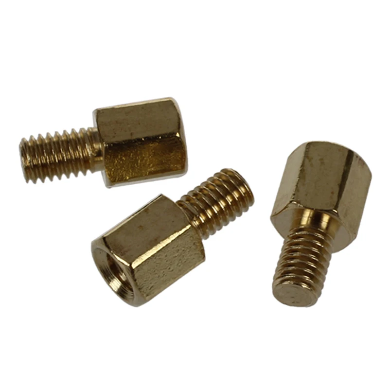

Hot Sale 50 Pcs Brass Screw PCB Standoffs Hexagonal Spacers M3 Male x M3 Female 5mm