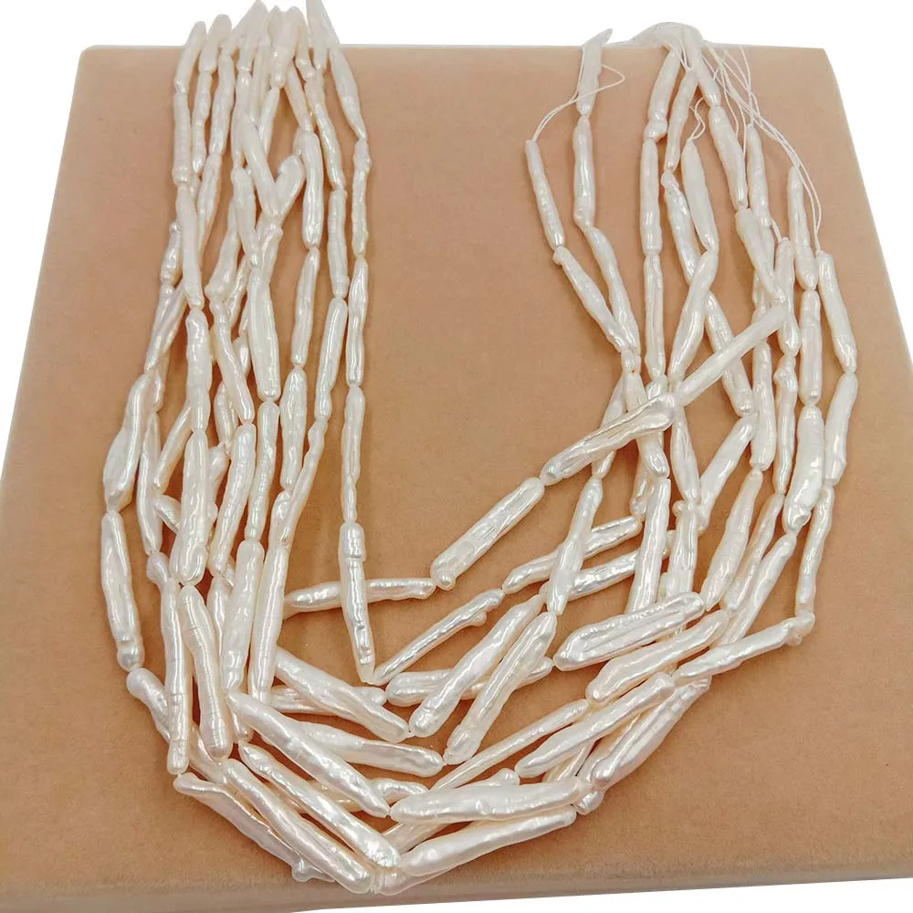 

pearl beads, BIWA freshwater pearl beads,100% nature freshwater pearl with toothpick shape-mini pearl ,27-33 mm length .