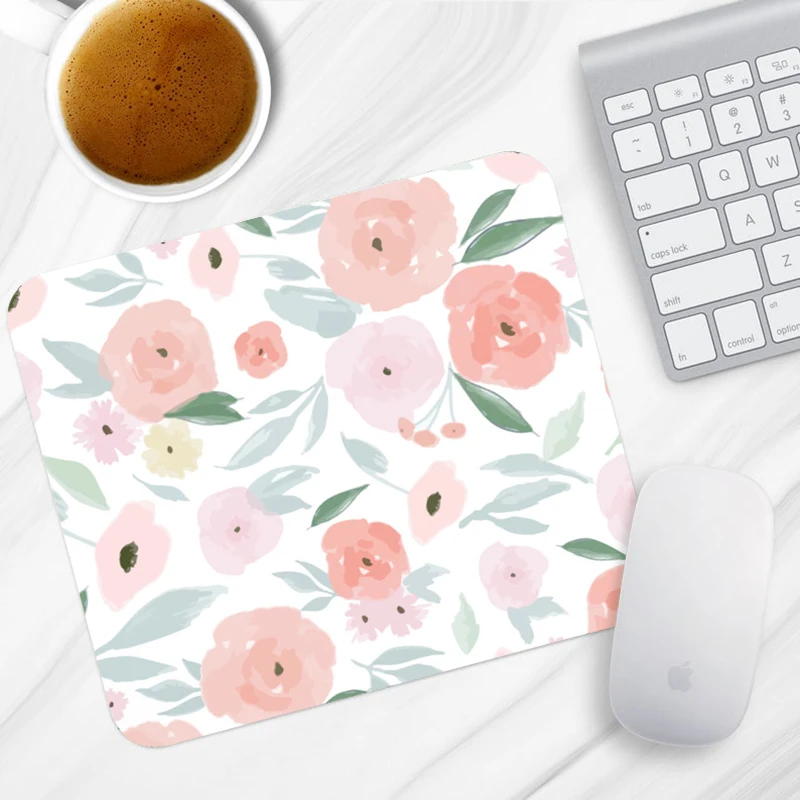 Small Fresh Tropical Rainforest Style Gaming Laptop Computer Desk Mat Mouse Pad Wrist Rests Mat Office Desk Set Accessories gaming mousepad,mouse pad,wrist pad,computer desk mat