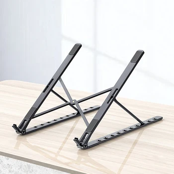 

Foldable Portable Laptop Stand For Macbook Pro Adjustable Aluminum Universal Desktop Notebook Holder Desk Stand Bracket Non-slip