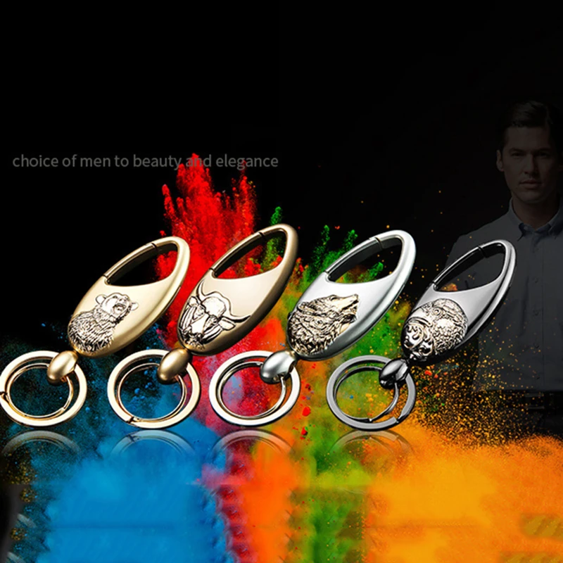 

Led Light Motorcycle Keyring High-end Animals Car Key Chain for Subaru Forester Volkswagen Kia Optima K5 Toyota Corolla Keychain