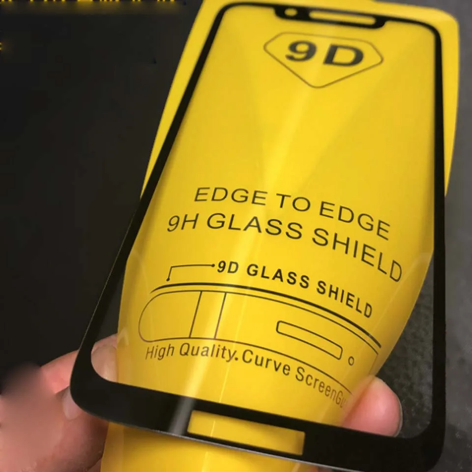 50Pcs\Lot 9D Protective Glass For Samsung Galaxy 
