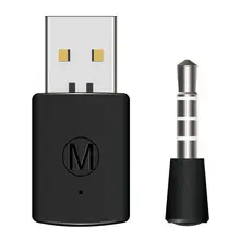 Bluetooth 4,0 беспроводной USB адаптер 3,5 мм ключ для PS4 Для bluetooth-гарнитуры