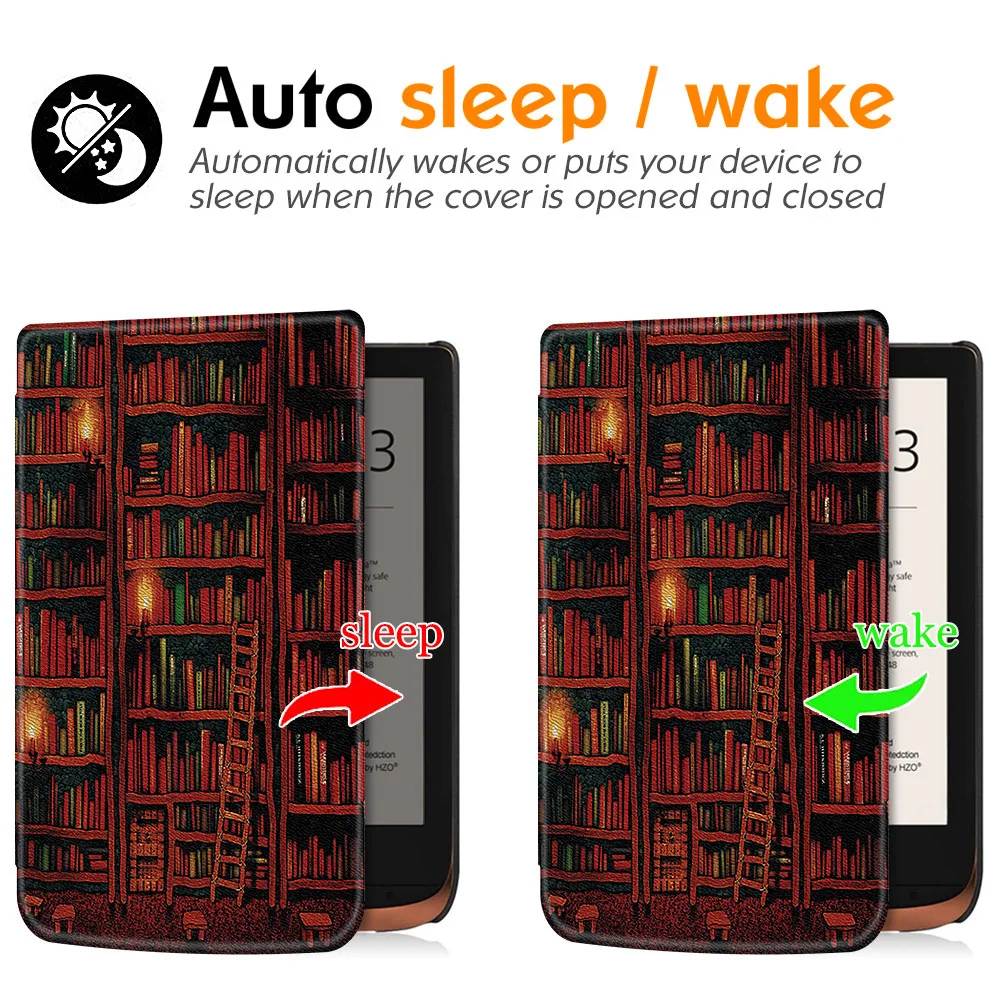 Streamlined Lightweight Case with Auto Sleep/Wake Feature