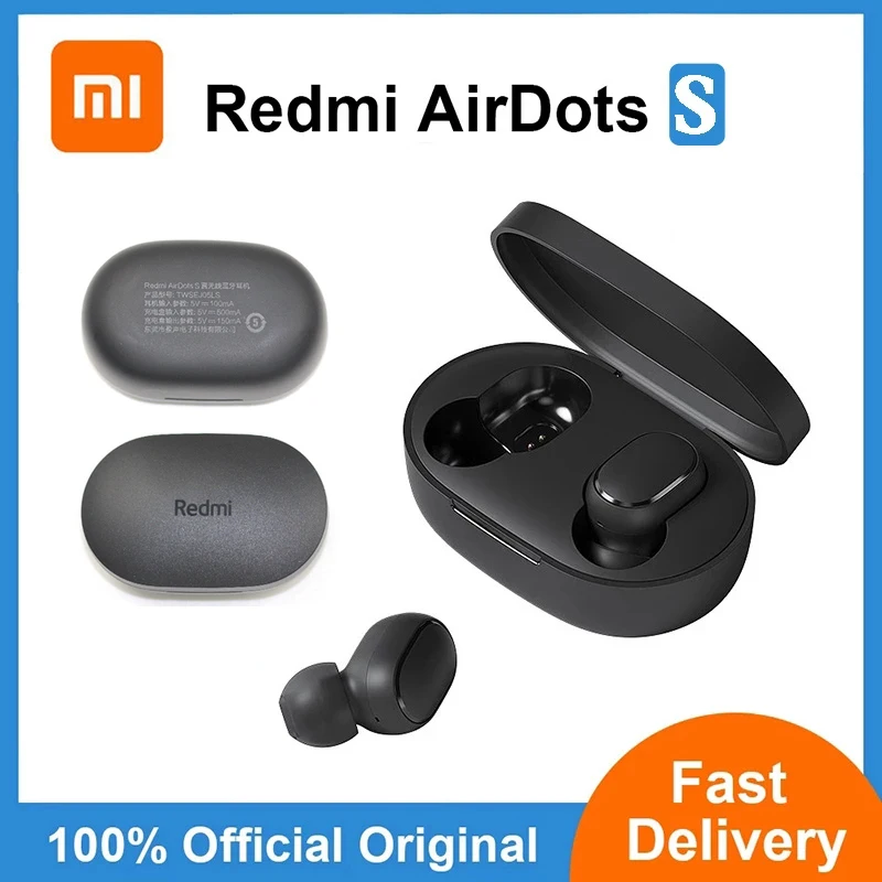 TWS-наушники Xiaomi Redmi Airdots S с поддержкой Bluetooth 5 0 и ИИ-управлением | Электроника