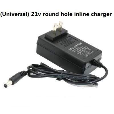 Адаптер питания DC12V18V21V25V треугольная Сидящая зарядная дрель Универсальное зарядное устройство 16,8 в ручная литиевая Быстрая зарядка источник питания постоянного тока - Цвет: Серебристый