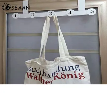 

SEAAN European Creative Iron Without Punching and Nailing Strong Clothes Hanger Hook Clothes Movable Home Accessaies Orgnizer