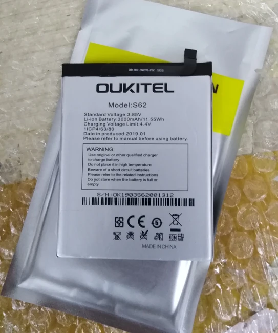 original oukitel c13 pro phone battery 3000mah 3.85V for OUKITEL C13 Pro 6.18" 19:9 Android 9.0 MT6739 Quad Core