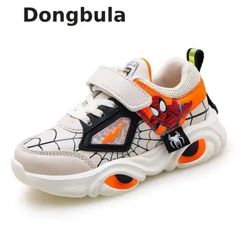 

Autumn New Boys Sneakers Kids Shoes Girls Casual Shoes Fashion Spiderman Footwear Brand Children Sneaker Students Running Flats