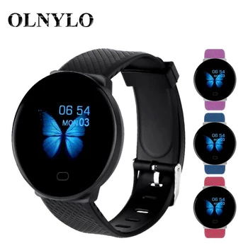 

D19 Smart Watch Woman Heart Rate Blood Pressure Health Smartwatch Watch Bluetooth Fitness Tracker Smart Bracelet for Android ios