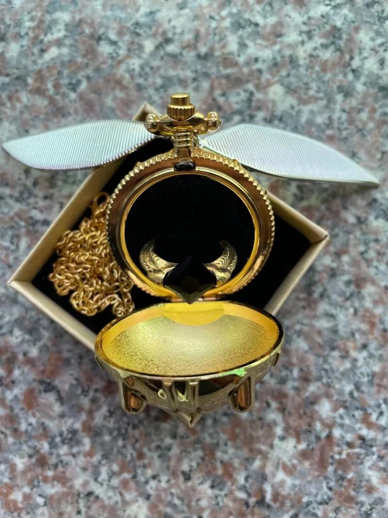 Halloween Gift Wizard Cos Quidditch Game Golden Snitch Keychain Necklace Resurrection Stone Ring Set Used As Proposal Ring Box Aliexpress