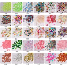 N58F Nail Art Colorful Flakes Irregluar Glitter Sequins Decoration Christmas Festival