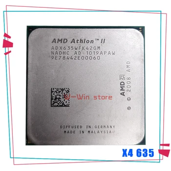 

AMD Athlon II X4 635 2.9 GHz Quad-Core CPU Processor ADX635WFK42GI/ADX635WFK42GM Socket AM3