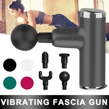 

Massage Gun Muscle Relaxation Massager Vibration Fascial Gun Fitness Equipment Noise Reduction Design For Male Female Mini